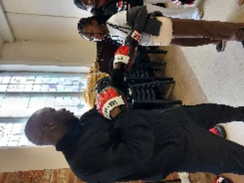 Youth skills boxing session